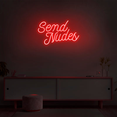 'Send Nudes' Neon Sign - Nuwave Neon