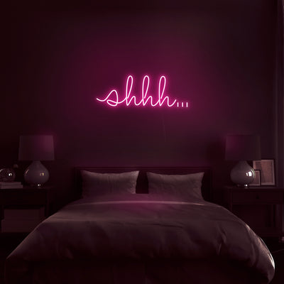 'Shhh..' Neon Sign - Nuwave Neon