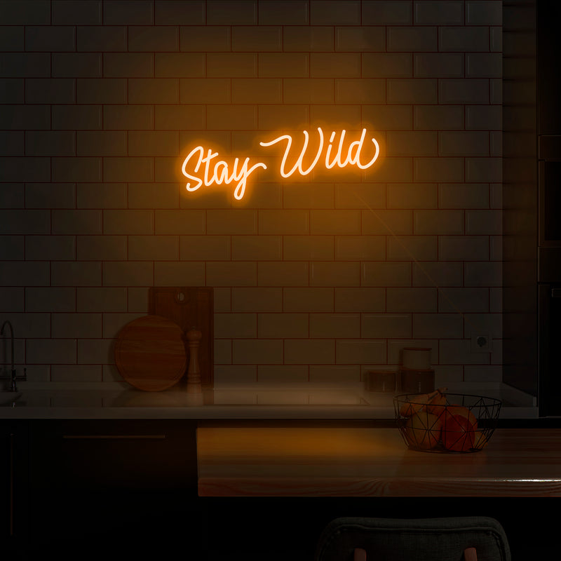 'Stay Wild' Neon Sign - Nuwave Neon