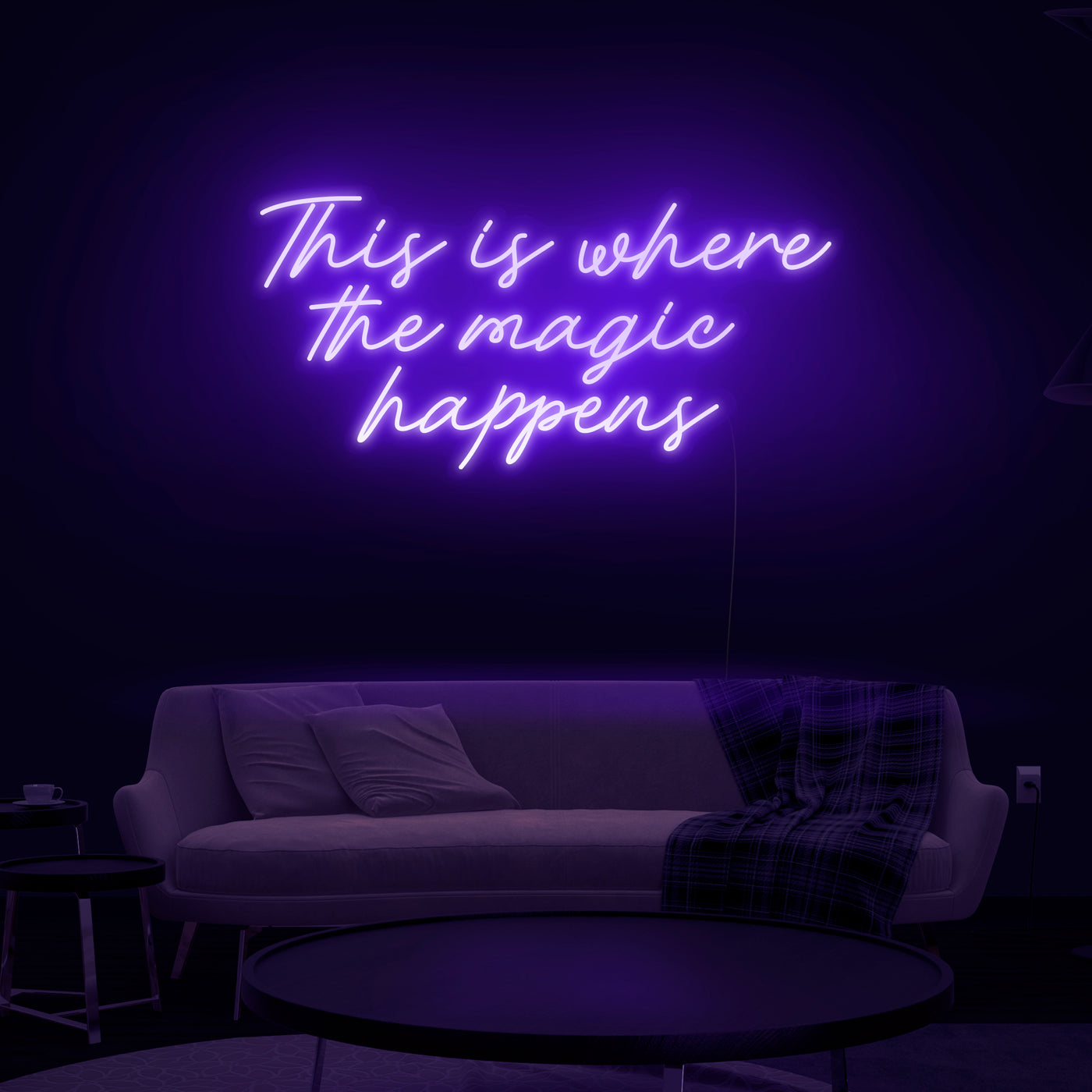 'This Is Where The Magic Happens' Neon Sign - Nuwave Neon