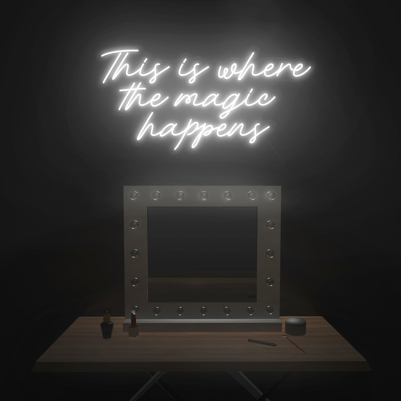 'This Is Where The Magic Happens' Neon Sign - Nuwave Neon