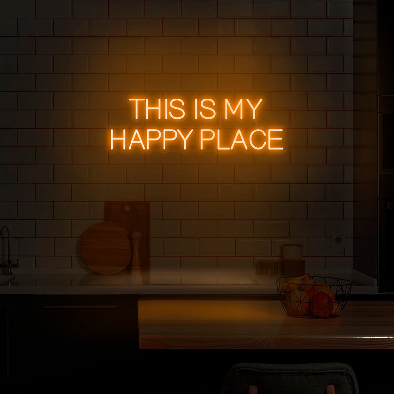 'This Is My Happy Place' Neon Sign - Nuwave Neon