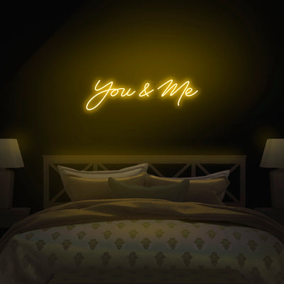 'You & Me' Neon Sign - Nuwave Neon