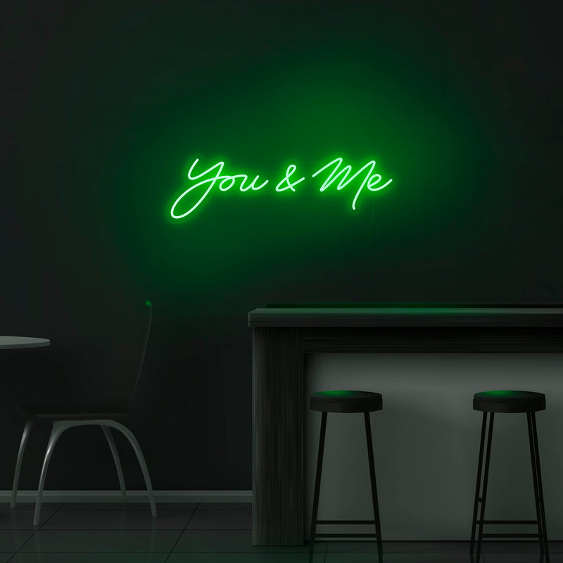 'You & Me' Neon Sign - Nuwave Neon