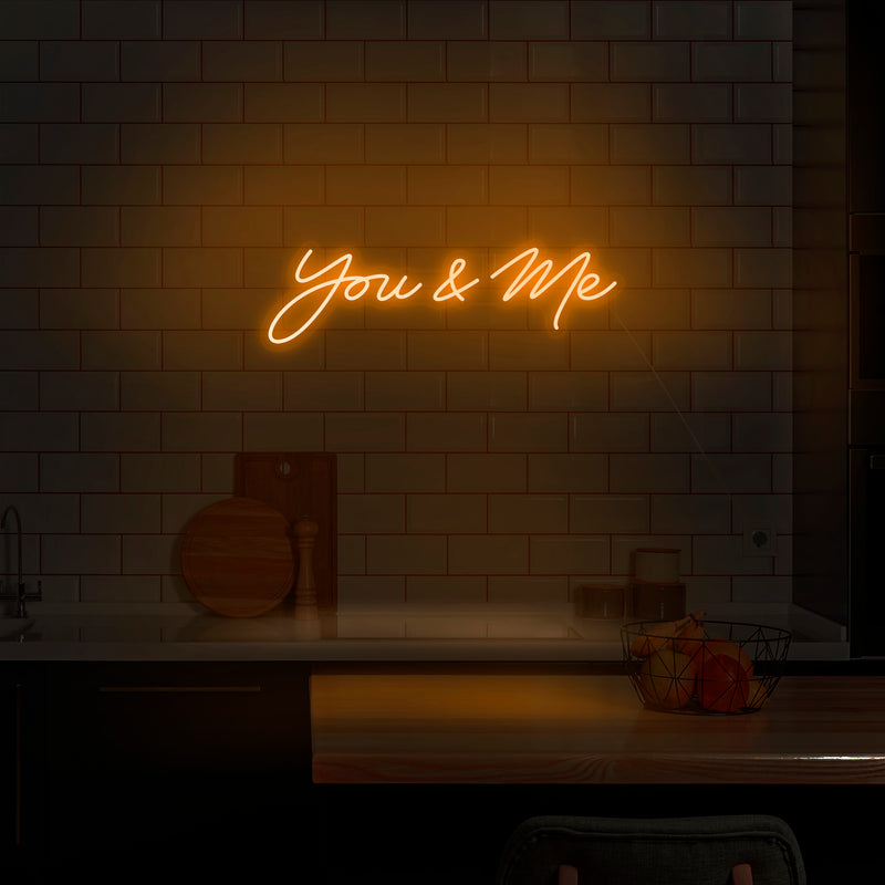 'You & Me' Neon Sign - Nuwave Neon