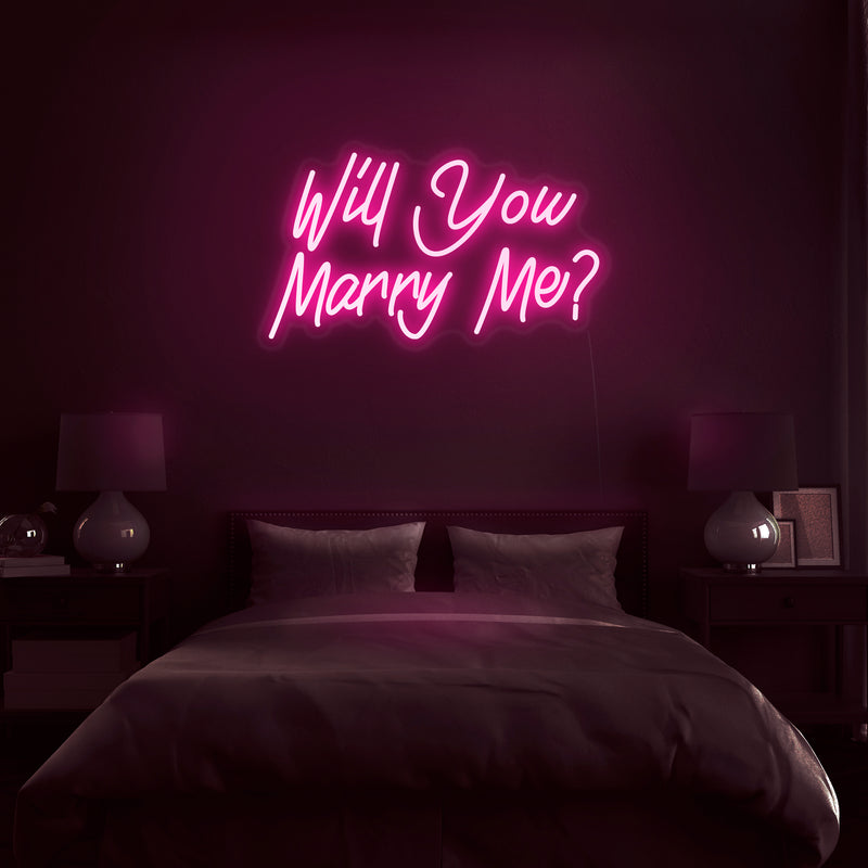 'Will You Marry Me?' Neon Sign - Nuwave Neon