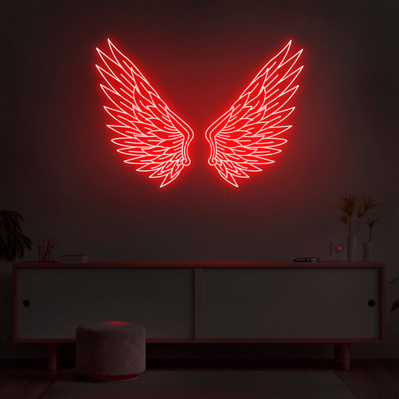 'Angel Wings' Neon Sign - Nuwave Neon