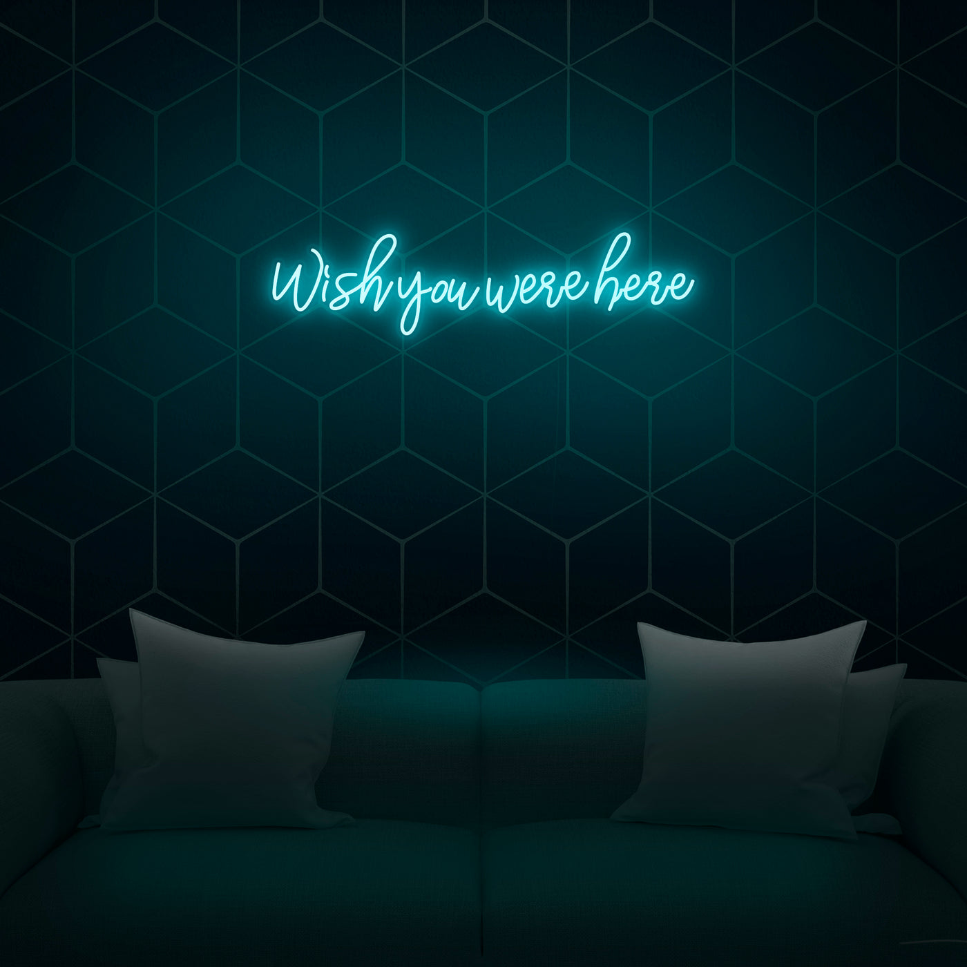 'Wish You Were Here' Neon Sign - Nuwave Neon