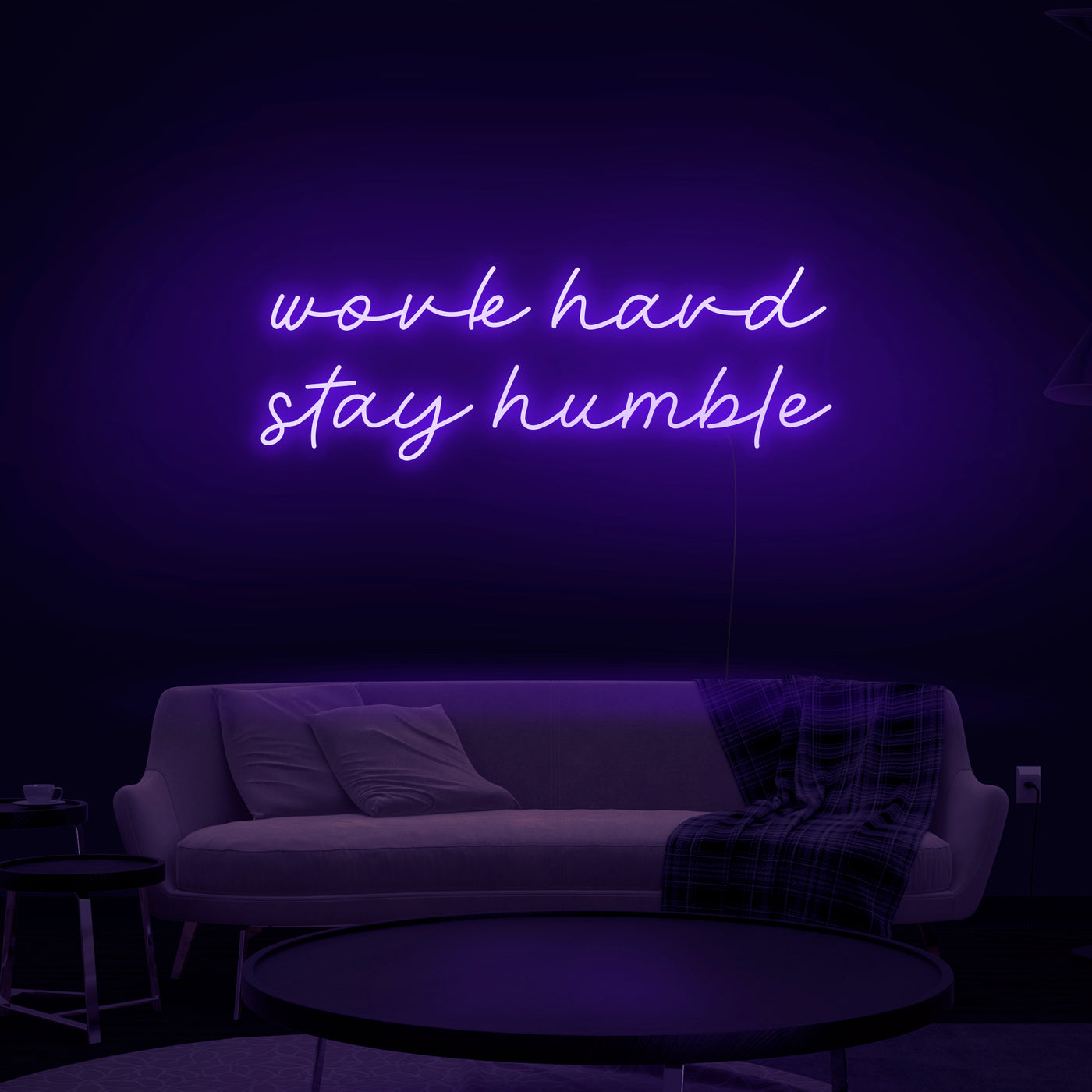 'Work Hard Stay Humble' Neon Sign - Nuwave Neon